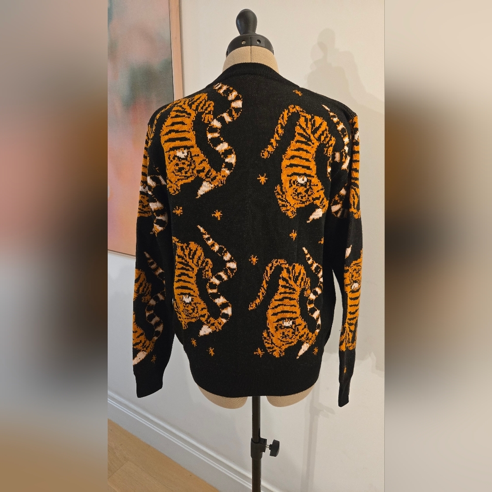 Min & Mon Black and Orange Tiger Sweater - Picture 4 of 7